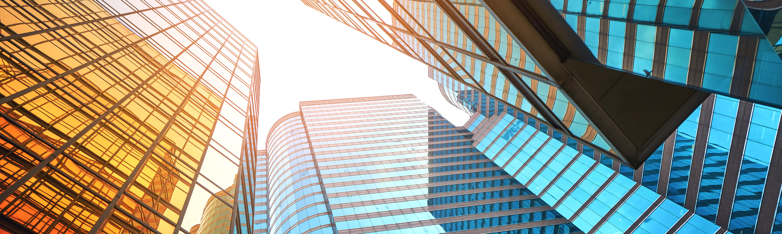 Exterior photo of skyscrapers